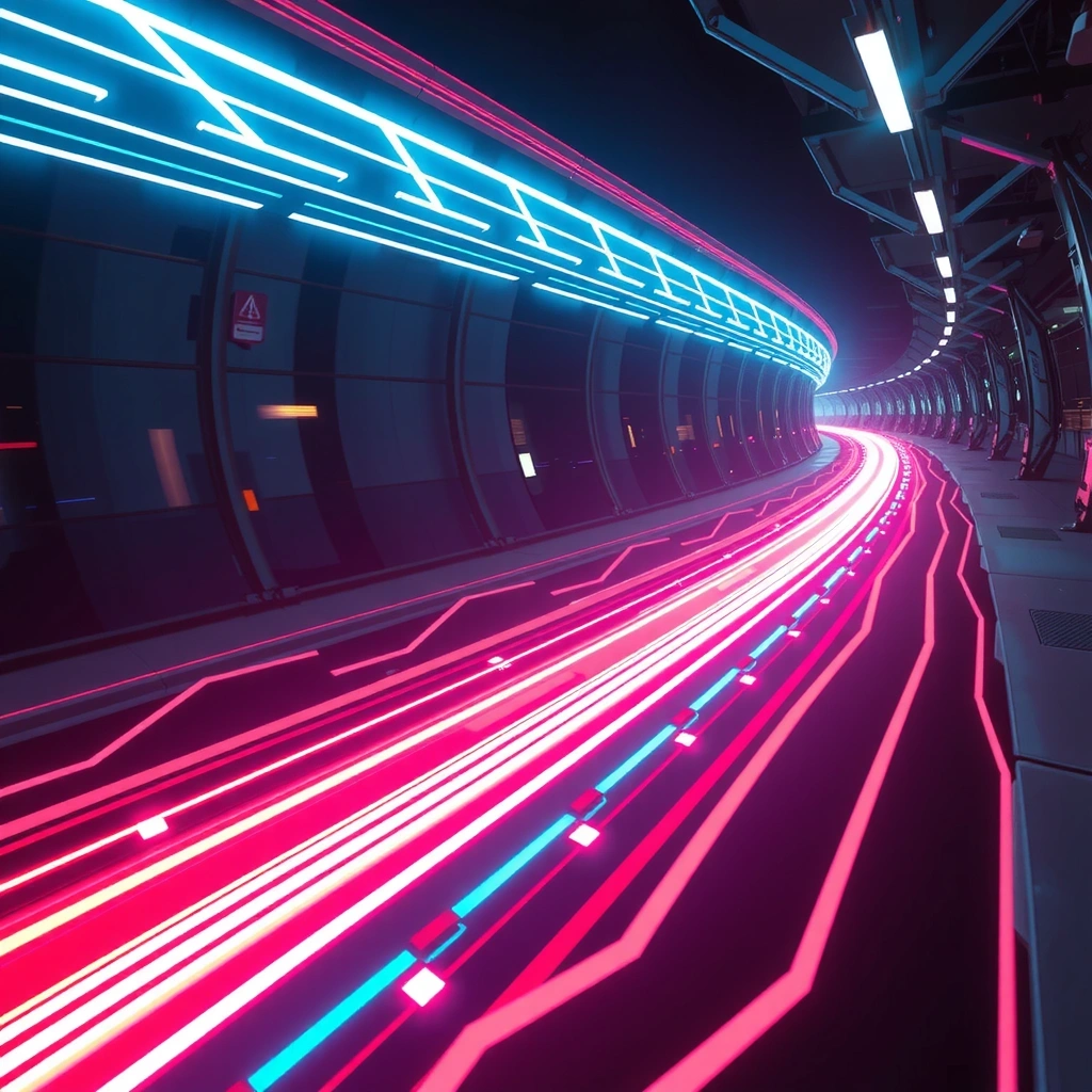 Digital circuit board representing data processing